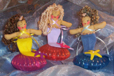 By the Sea - Mermaid with shell party favor